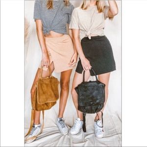 Free People Mod Wrap Skirt in Thyme